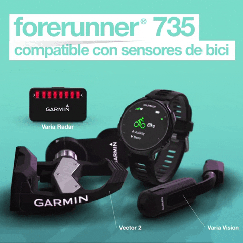garminmexico cycling garmin fr735xt GIF