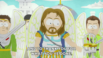 jesus heaven GIF by South Park 