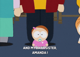 baby sister GIF by South Park 
