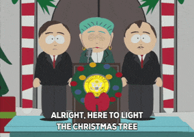 christmas tree mayor mcdaniels GIF by South Park 