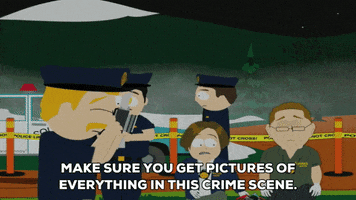 crime scene police GIF by South Park 