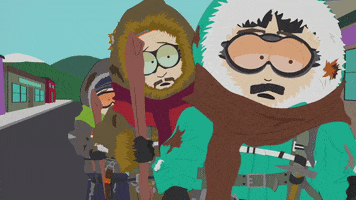 tired walking GIF by South Park 