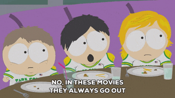 tired dinner GIF by South Park 