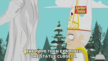 pope leaking GIF by South Park 