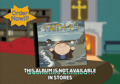 Image result for south park cartman christian band gif