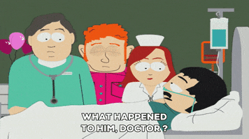 randy marsh hospital GIF by South Park 