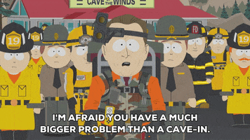 scared rescue GIF by South Park 