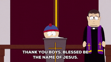 jesus church GIF by South Park 