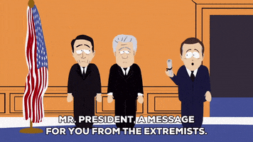 president clinton GIF by South Park 