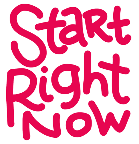 pink, quote, now, goals, lettering, career, bold, denyse mitterhofer, start  now, don't wait, start right now Gif For Fun – Businesses in USA