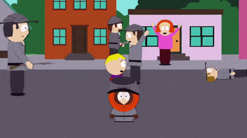 fire fall down GIF by South Park 