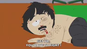 bleeding get up GIF by South Park 