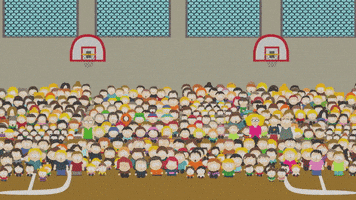 interested crowd GIF by South Park 