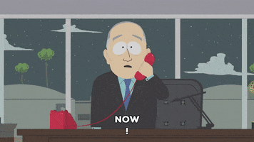 phone call office GIF by South Park 