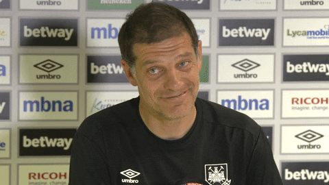 Happy Slaven Bilic GIF by West Ham United - Find & Share on GIPHY