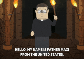 priest maxi GIF by South Park 