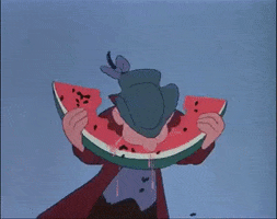 The Legend Of Sleepy Hollow Watermelon GIF by filmeditor