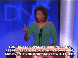 and even if you don't agree with them michelle obama GIF by Obama
