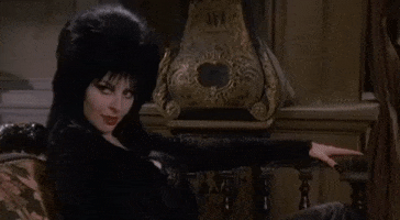 Elvira Mistress Of The Dark Flirting GIF by filmeditor 