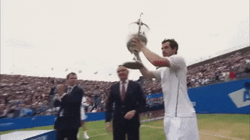 andy murray trophy GIF