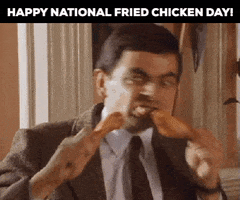 July 6 National Fried Chicken Day GIF by GIFiday