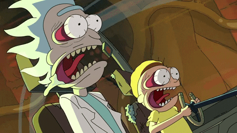 Scared Rick And Morty GIF by Adult Swim - Find & Share on GIPHY