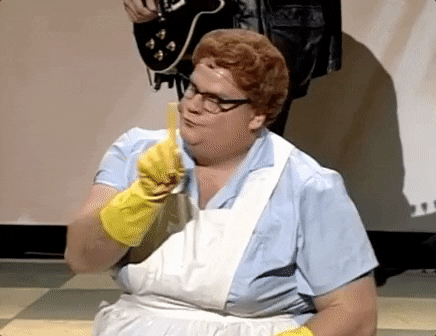 Image result for lunch lady gif