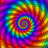awesome rainbow GIF by Feliks Tomasz Konczakowski