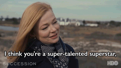 Sarah Snook Love GIF by SuccessionHBO