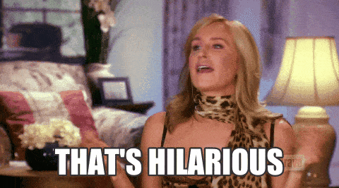 hilarious real housewives of new york city GIF