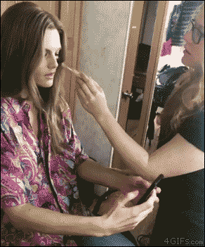 chloecomprando #makeup #selfie GIF