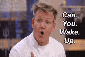 Wake Up Cooking GIF by Hell's Kitchen