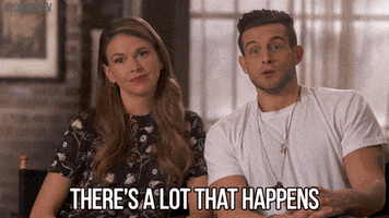 catching up sutton foster GIF by YoungerTV