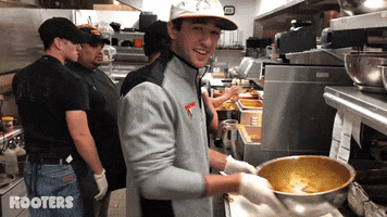 chicken wings nascar GIF by Hooters