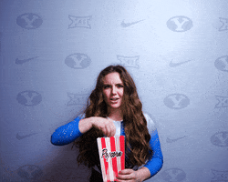 Pop Corn Sport GIF by BYU Cougars