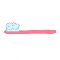 toothpaste toothbrush GIF by jasnim