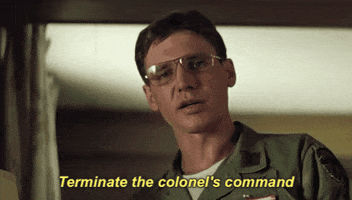 harrison ford terminate the colonels command GIF