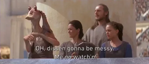cant look the phantom menace GIF by Star Wars