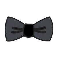 Bow Tie Suit Sticker by WeddingWire for iOS & Android | GIPHY