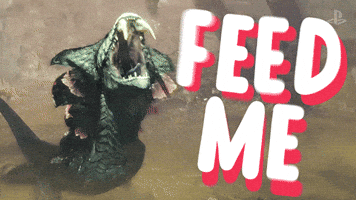 angry feed me GIF by PlayStation