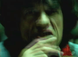 Mick Jagger Wiping Nose GIF by The Rolling Stones