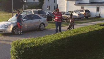 ouch jump GIF by America's Funniest Home Videos