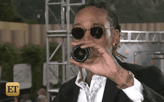 Wiz Khalifa Drinking GIF by Entertainment Tonight