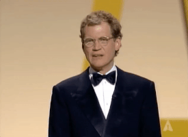 Shake It Off David Letterman GIF by The Academy Awards