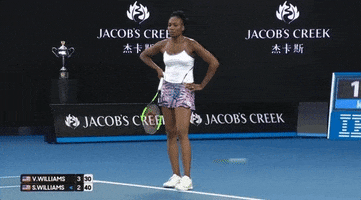Venus Williams Eye Roll GIF by Australian Open