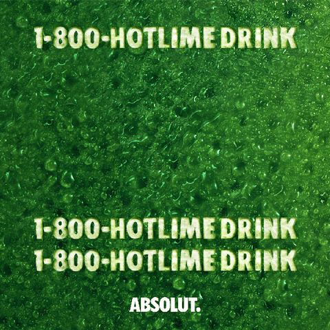 1-800 lime GIF by Absolut Vodka