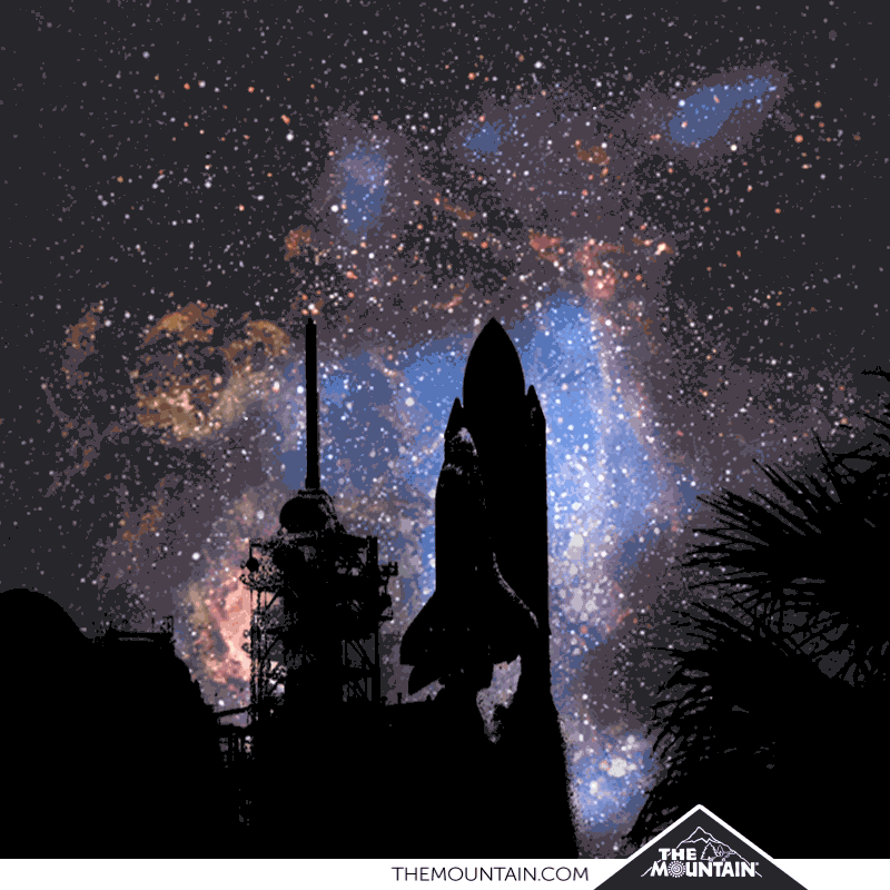 mountainartwear space moon nasa tshirt GIF