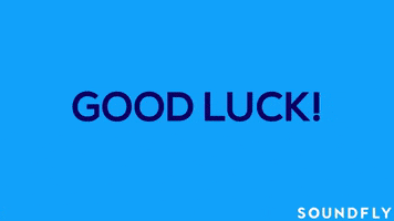 good luck! colors GIF by Soundfly