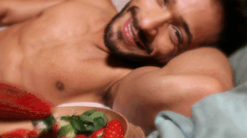 dragtaste sexy guy strawberry GIF