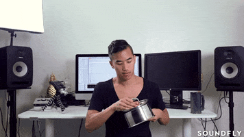 andrew huang music with pots and pans GIF by Soundfly